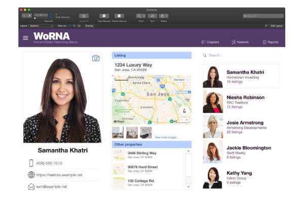 Claris FileMaker, Datenbanksoftware