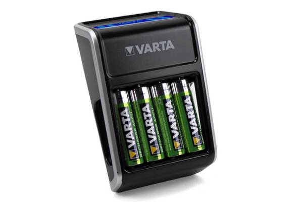 LCD Plug Charger, Akku Ladegerät, Varta